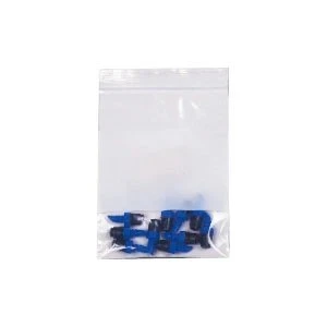 Elkay Plastics - F20203W - Clear Line Seal Top Reclosable Bag With Write - On Block, 3" L X 2" W, 2 Mil Thickness, Zip Lock Style, Ldpe, Recyclable