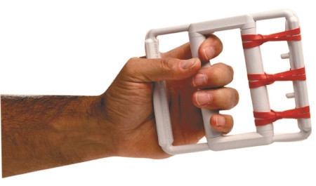 Fabrication Enterprises - Cando - 10-1860 - Latex Free Rubber - Band Hand Exerciser, With 5 Bands