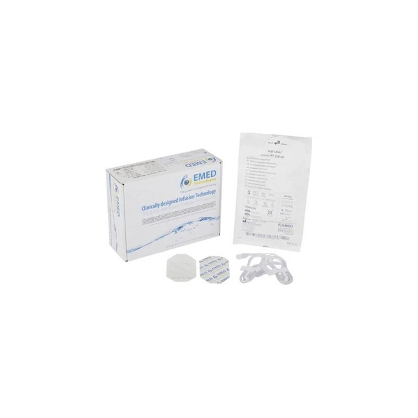 Emed Technologies - Sub-Q - Sub-320 - Subcutaneous Infusion Set 27 Gauge X 3 9 Mm 36 Inch Tubing Without Port