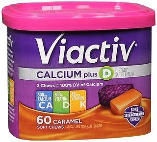 Emerson Healthcare - 85714100496 - Viactiv Calc, Tab Chew Caramel