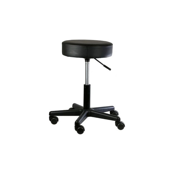 Fabrication Enterprises - 07-7063 - Stool, Exam Pneu W/O Back Blk 20 - 24"H