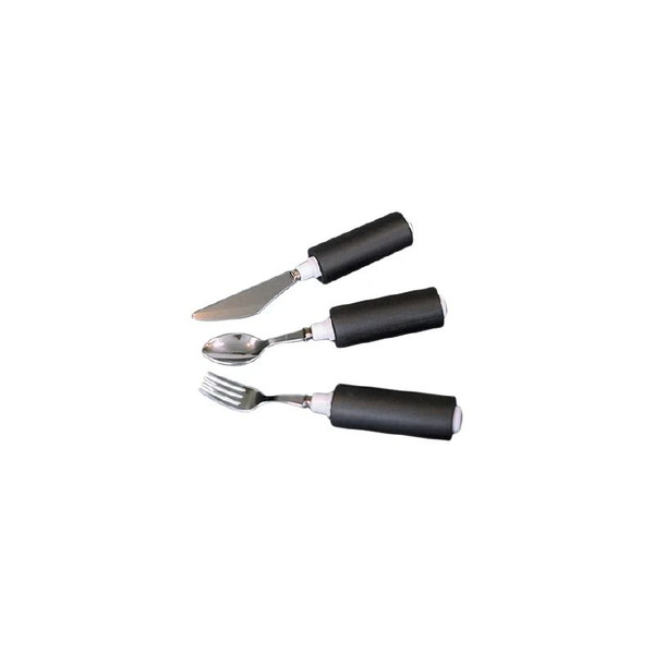 Fabrication Enterprises - Baseline - 61-0068R - Utensil, Soft Handle, Right, Soup Spoon