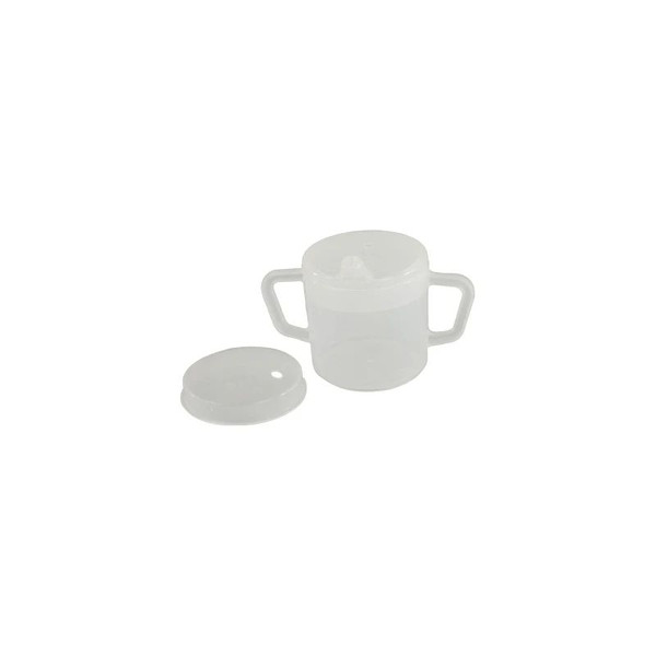 Fabrication Enterprises - Psc - 60-1012 - Drinking Mug 8 Oz Translucent Plastic Reusable
