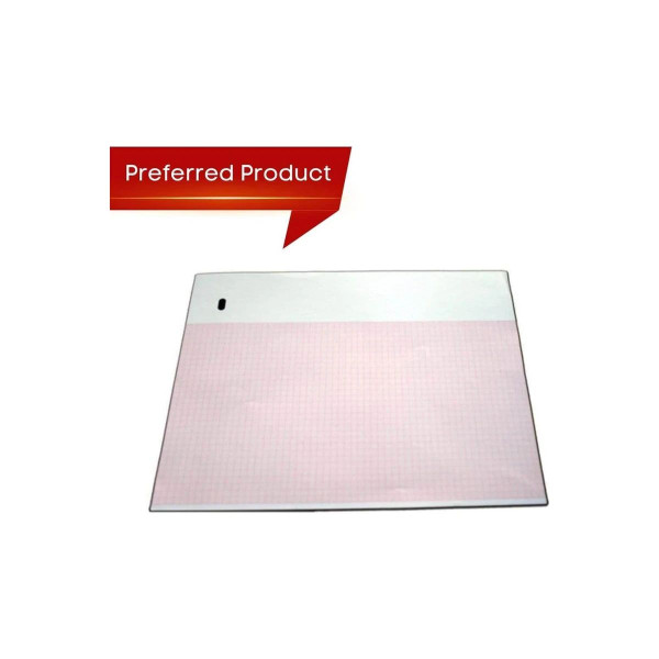 Ge Healthcare - 2104771-001 - Diagnostic Recording Paper Thermal 8 - 1/2 X 11 Inch Z - Fold Red Grid