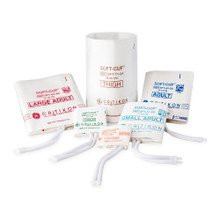 Ge Healthcare - 2505 - Cuffs, Thigh, 2-Tube Screw Connector, Brown/ White