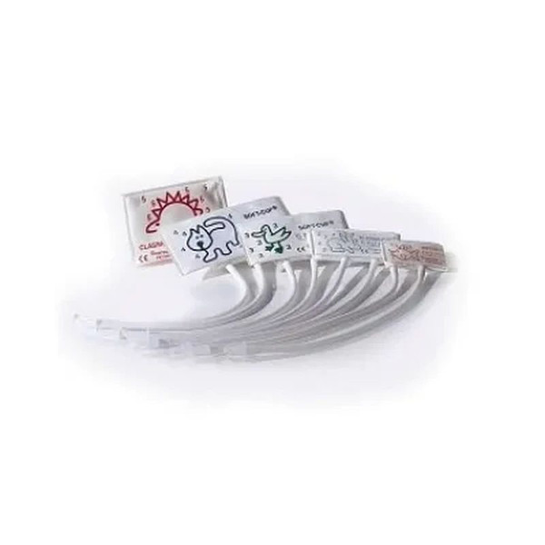 Ge Healthcare - 2523 - Cuff, Neonatal #3, 2-Tube Neonatal, Male Slip Luer, Green Duck