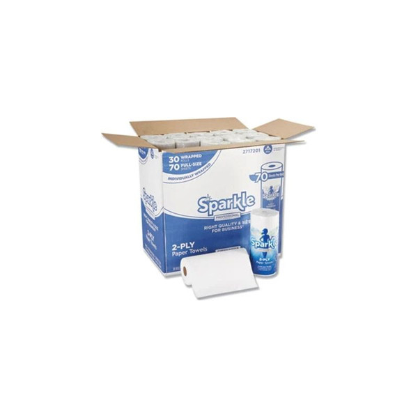 Georgia Pacific - Gpc-2717201 - Professional Sparkle Ps Premium Perforated Paper Kitchen Towel Roll, 2 - Ply, 11 X 8.8, White, 70 Sheets