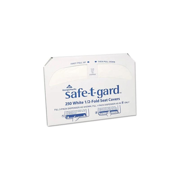 Georgia Pacific - Gpc-47046 - Professional Safe - T - Gard Half - Fold Toilet Seat Covers, 14.5 X 17, White