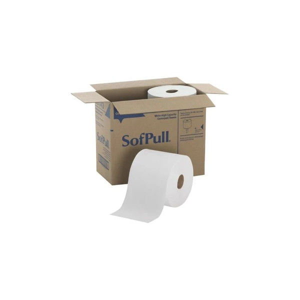 Georgia Pacific - Sofpull - 28143 - Consumer Paper Towel Perforated Center Pull Roll 7 - 4/5 X 15 Inch