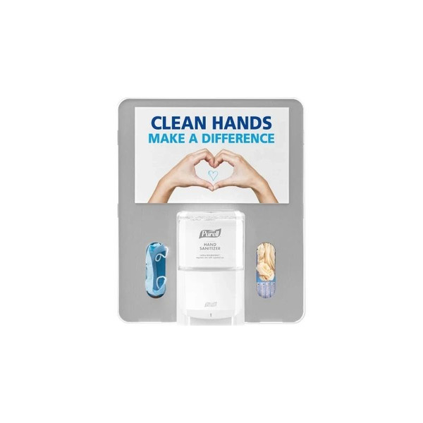 Gojo Industries - Purell - 7399-Hb-Slv - Messenger Floor Stand Hygiene Bracket