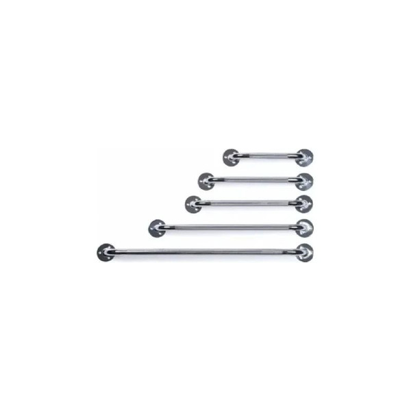 Graham Field - 2018A - Grab Bars Lumex 18&Quot; Chrome Bar, Knurled