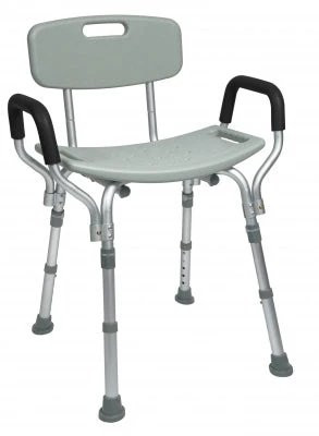 Graham Field - 7921Ra - Bath Seat W/Back & Arms Retail Lumex, Unassembled - Bathroom Safety