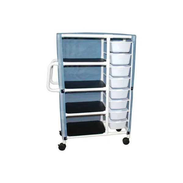 Graham Field - 8532 - Spclty Pvc Cart 8 Tubs 4 Shelv 370
