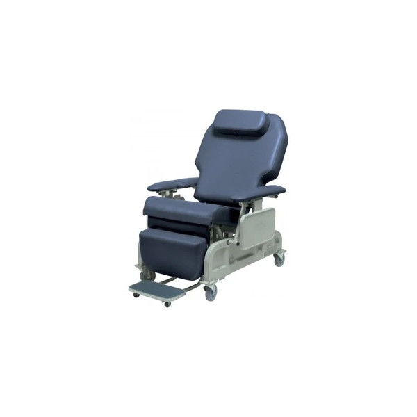 Graham Field - Fr588W427 - Powered Bariatric Clinical Care Recliner Blueridge Vinyl 3 Locking And One Directional