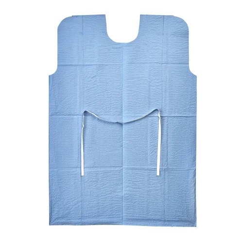 Graham Medical - 70220N - Products Patient Exam Gown Medium / Large Blue Disposable