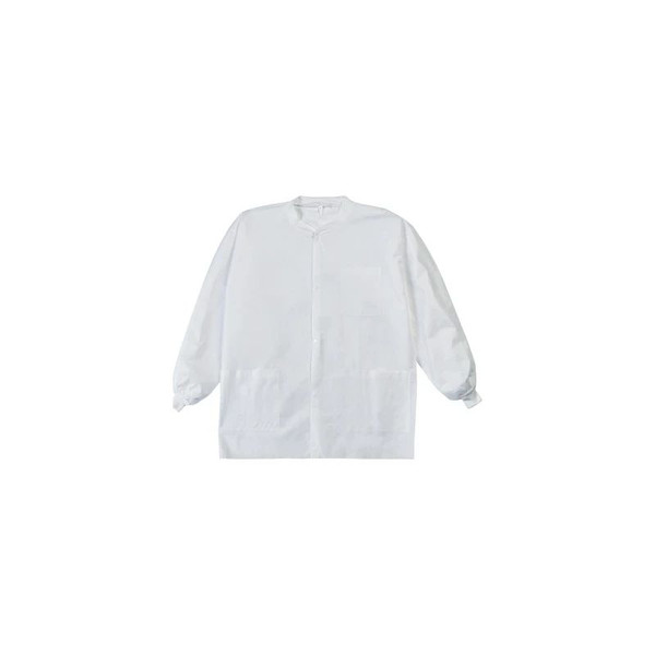 Graham Medical - Labmates - 85184 - Products - Lab Jacket White Medium Hip Length Disposable