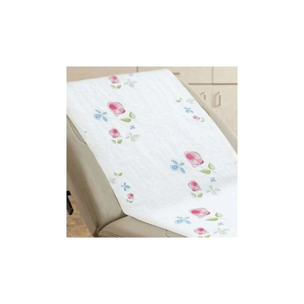 Graham Medical - Rose Garden - 46844 - Table Paper, 18" X 225 Ft, Smooth Finish (5% Of Sales Donated To Cancer Foundation)
