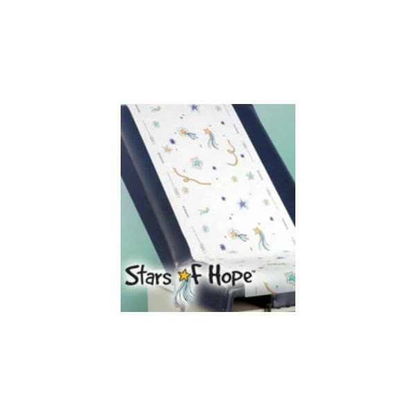 Graham Medical - Stars Of Hope - 50168 - Table Paper (5% Sales Donated To Childhood Cancer Research), 18" X 125 Ft