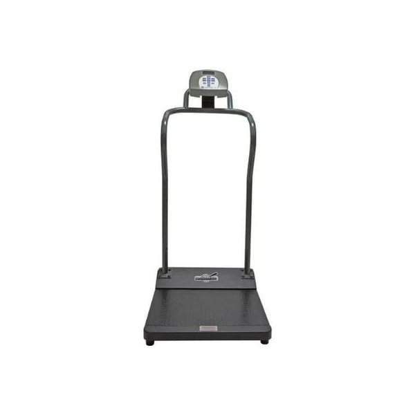Health O Meter - 3001Kg-Amua-Bt - Handrail Scale Lcd Display 454 Kg Capacity Gray Ac Adapter / Battery Operated