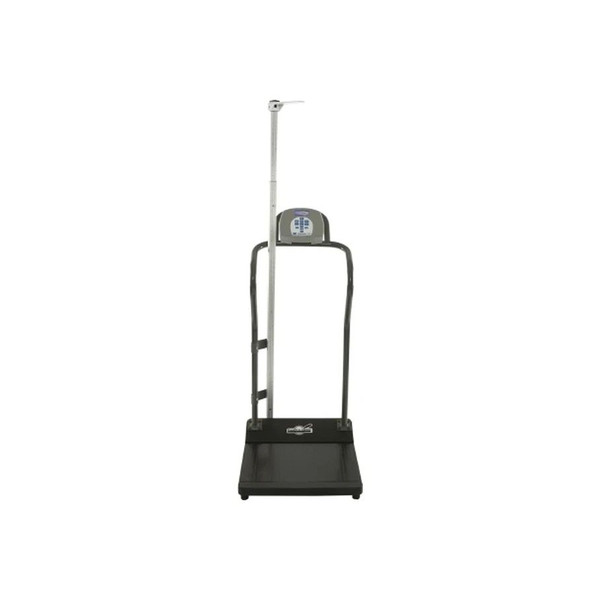 Health O Meter - 3001Kl-Amhr - Digital Patient Platform Scale With Height Rod, Antimicrobial, Assembled, 1000 Lb/454Kg Capacity (Power Adapter Not Included)