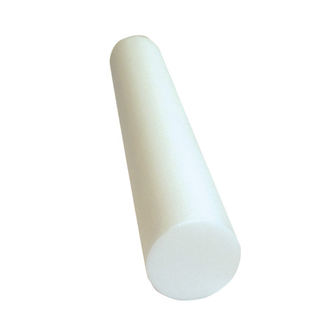 Fabrication Enterprises - Cando - 30-2100 - Round Therapy Foam Roller White Polyethylene 6 X 36 Inch
