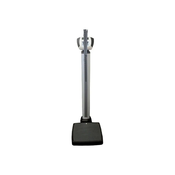 Health O Meter - 599Kghr - Digital Waist - High Stand - On Scale With Height Rod, 272 Kg Capacity, 120V Adapter (Included) Or (6) C - Cell Batteries (Not Included)