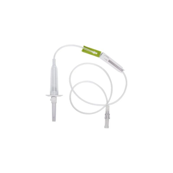 Icu Medical - 1422928 - Secondary Iv Administration Set Gravity Without Ports 15 Drops / Ml Drip Rate Filter 34 Inch Tubing Solution