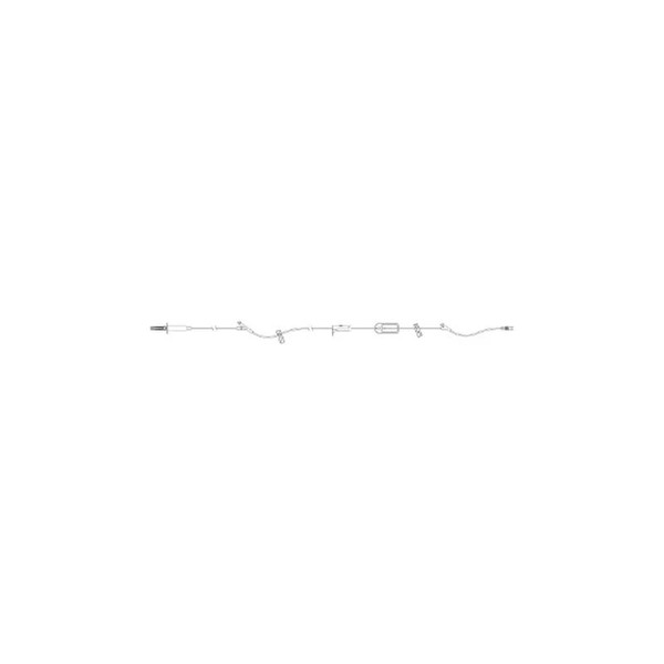 Icu Medical - Lifeshield - 1423528 - Primary Iv Administration Set Gravity 2 Ports 15 Drops / Ml Drip Rate 0.2 Micron Filter 80 Inch Tubing Solution