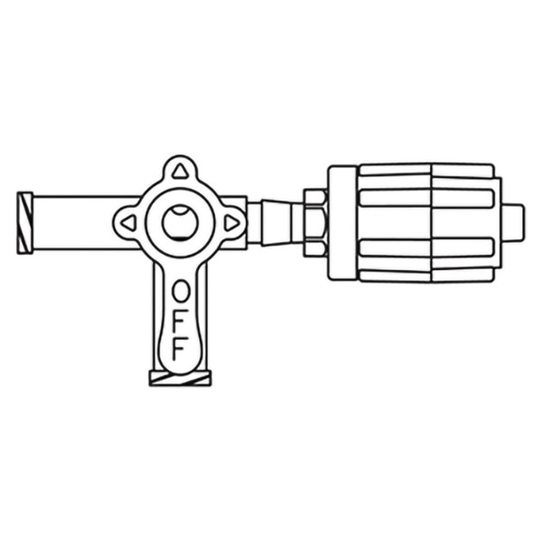 Icu Medical - Medex Matrix - Mx4331R - Fka Smiths Stopcock, 3Way Rotating Male Adptr