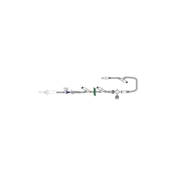 Icu Medical - Vitalcare Specialty - B9900-612 - Primary Iv Administration Set Gravity 3 Ports 15 Drops / Ml Drip Rate 1.2 Micron Filter 150 Inch Tubing Solution