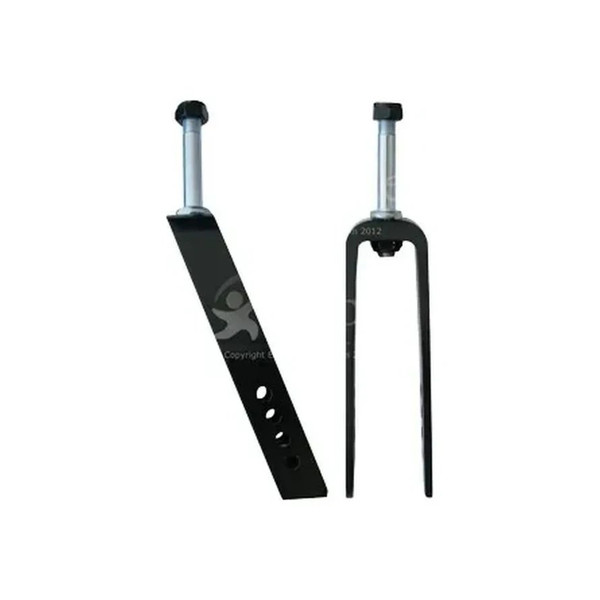 Invacare - 1089103 - Oration Fork And Stem, Black, Aluminum