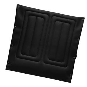 Invacare - 1127536 - Oration Replacement Seat Upholstery Kit, 20" X 18" Frame, Black Nylon