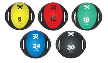 Fabrication Enterprises - Cando - 10-3185 - Dual - Handle Medicine Ball