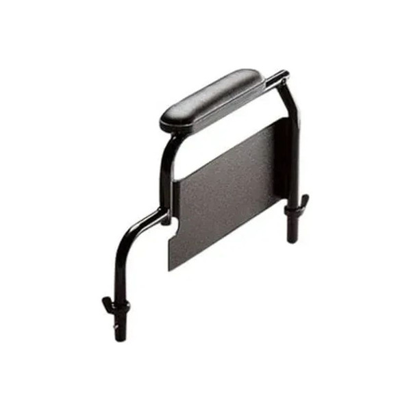 Invacare - 8881127565-U67 - Fixed Height Conventional Desk Length Armrest Kit Right Viny Upholstery, Chrome Finish