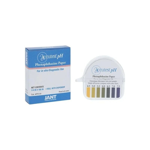 Jant Pharmacal - Accutest - Pf418 - Corp Phenaphthazine (Ph) Paper