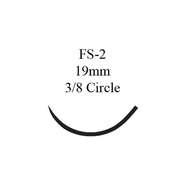 Johnson & - Coated Vicryl - J421H - Systems - Absorbable Suture With Needle Polyglactin 910 Fs - 2 3/8 Circle Reverse Cutting Size 5 - 0 Braided