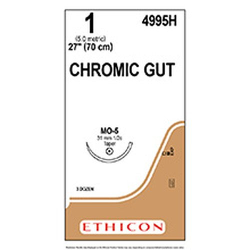 Johnson & - J Healthcare Systems - 4995H - Suture, Gut Chr 1 27" Mo - 5