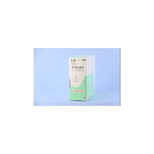 Johnson & - J Healthcare Systems - 562H - Suture, Ethilon Blk Mono 4 - 0 30" Psl