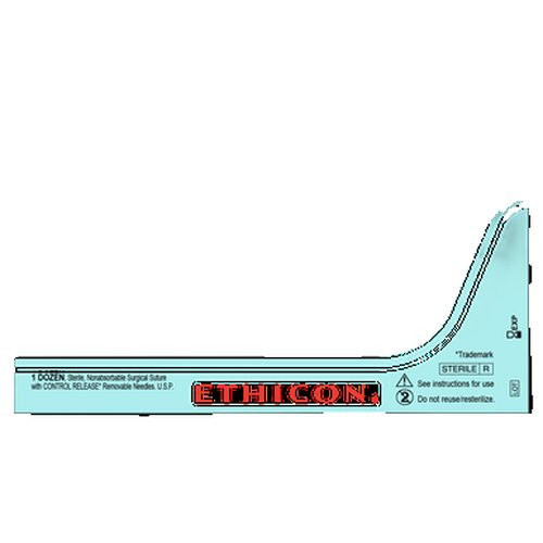 Johnson & - J Healthcare Systems - C045D - Suture, Silk Blk Br 0 18" Mo - 6