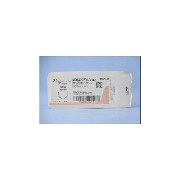 Johnson & - J Healthcare Systems - Mcp605H - Suture, Monocryl Plus Vio 2 - 0 27" Ur - 6