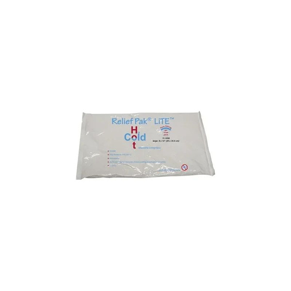 Fabrication Enterprises - Relief Pak Lite - 11-1056-12 - Hot / Cold Pack General Purpose 8 X 14 Inch Plastic Gel Reusable