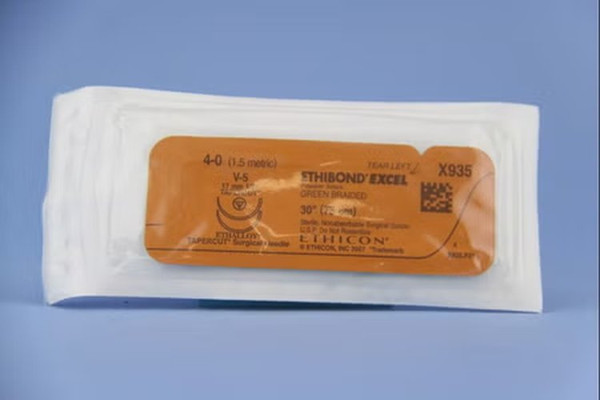 Johnson & - J Healthcare Systems - X935H - Suture, Ethbnd Grn Br 4 - 0 30" V5