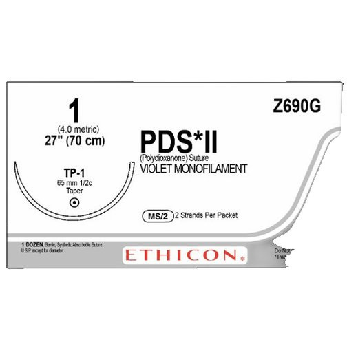 Johnson & - J Healthcare Systems - Z690G - Suture, Pds Vio Mono 1 27" Tp