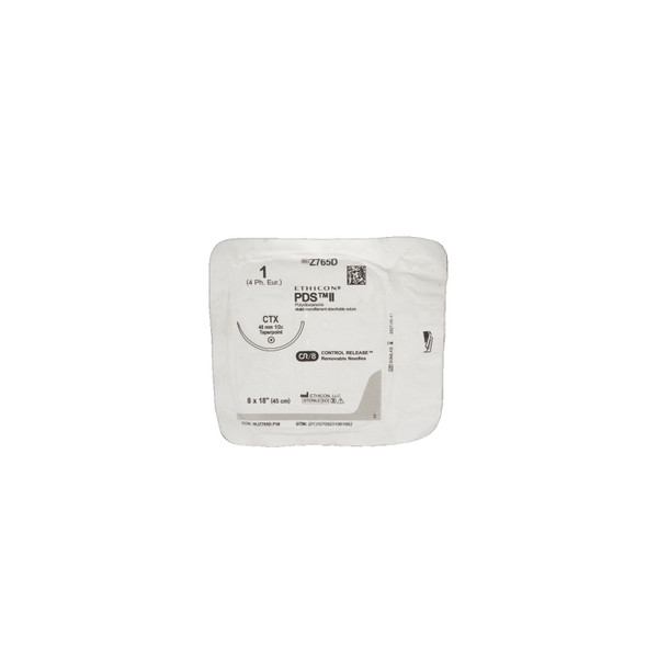 Johnson & - J Healthcare Systems - Z765D - Suture, Pds Ii Vio Mono 1 18" Ctx