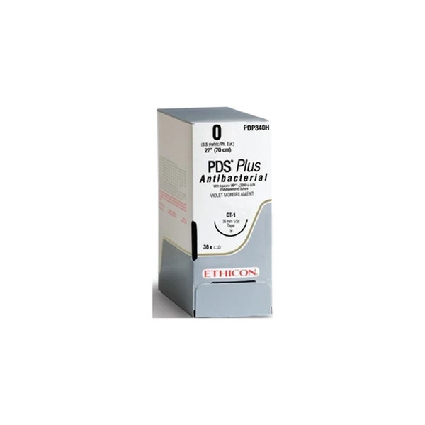 Johnson & - Pds Plus - Pdp316H - Systems - Absorbable Antibacterial Suture With Needle Polydioxanone Irgacare Mp Sh 1/2 Circle Taper Point Size 3 - 0 Monofilament