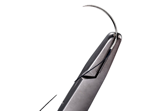 Johnson & - Perma-Hand - C003D - Systems - Nonabsorbable Suture With Needle Silk Sh - 1 1/2 Circle Taper Point Size 3 - 0 Braided