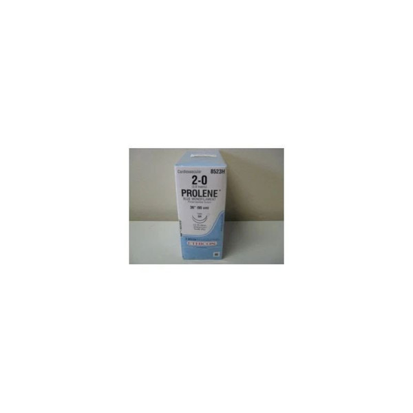 Johnson & - Prolene - 8523H - Systems - Nonabsorbable Suture With Needle Polypropylene Sh 1/2 Circle Taper Point Size 2 - 0 Monofilament