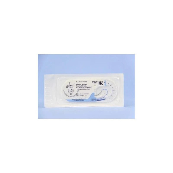 Johnson & - Prolene - Pb20H - Systems - Nonabsorbable Suture With Needle Polypropylene Ctb - 1 1/2 Circle Blunt Point Size Monofilament