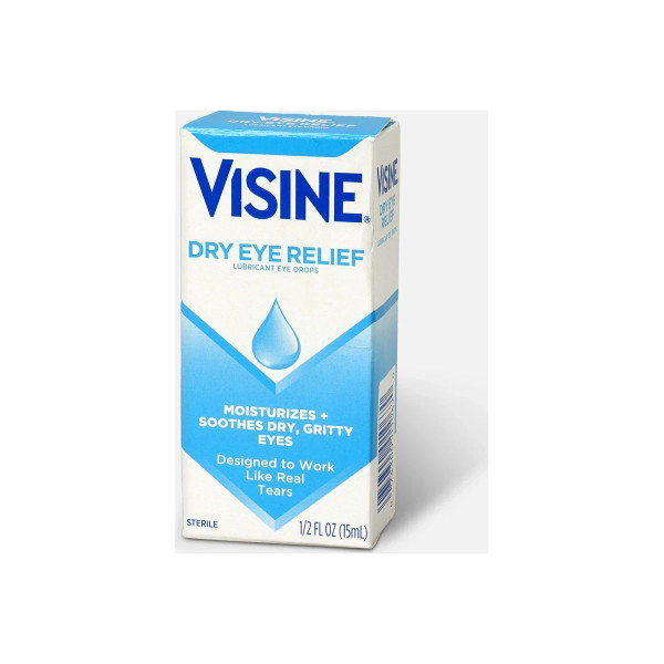 Kenvue Brands Ll - J & Healthcare Systems - 49376 - Visine All Day Comfort Dry Eye Relief Lubricant Drops, 0.5 Fl Oz