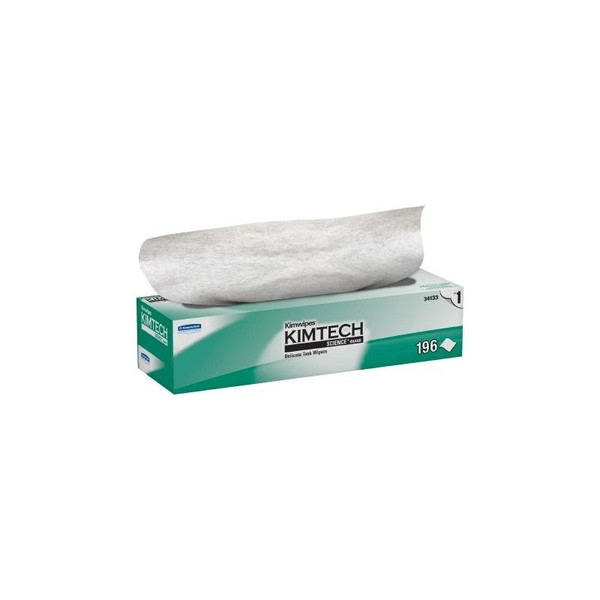 Kimberly Clark - Kimtech Science Kimwipes - 34133 - Delicate Task Wipe Light Duty White Nonsterile 1 Ply Tissue 11 - 4/5 X Inch Disposable